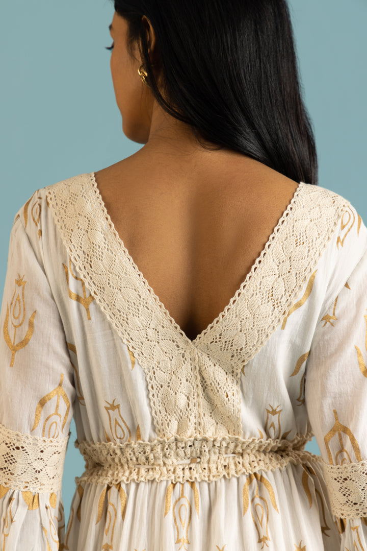 Ellsa Boho Flare-Sleeved Maxi by Label Reyya - view 5