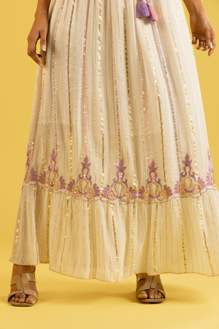 Bella Summer Bling Boho Purple Maxi by Label Reyya - view 3
