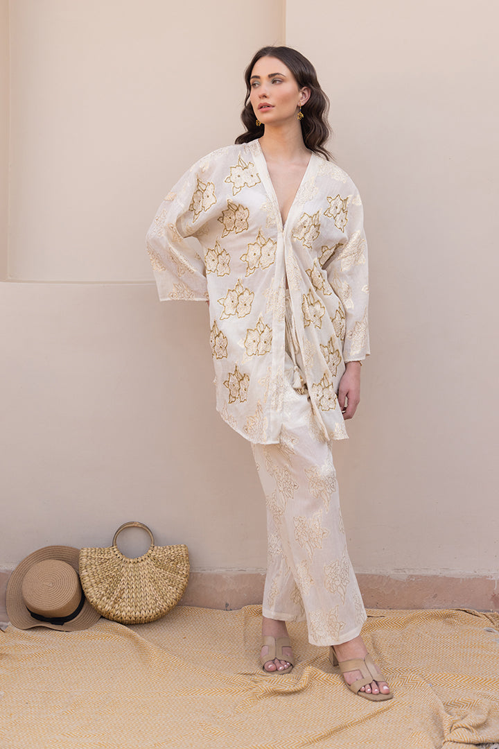 Off-white Ivory Boho Cord Set — Off White