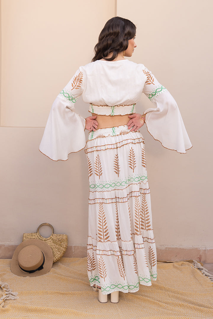 Miraya Hand-crafted Boho Cord-set by Label Reyya - view 4