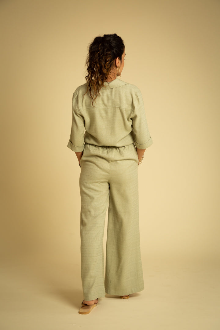 The Valencia Sage Green Co-Ord Set by Label Reyya - view 3