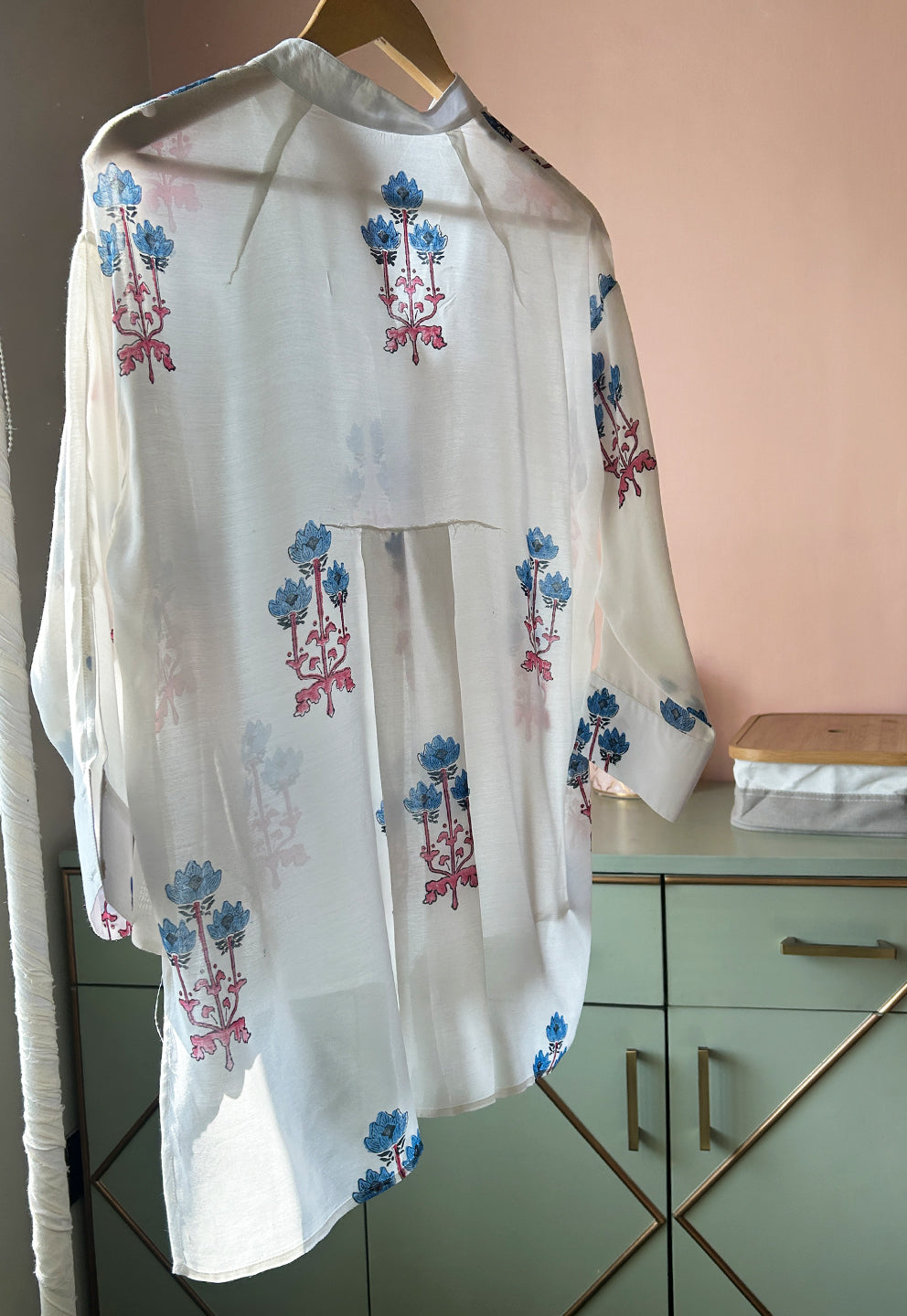 Mughal White Muslin (Shirt only) by Kapraaha - view 4