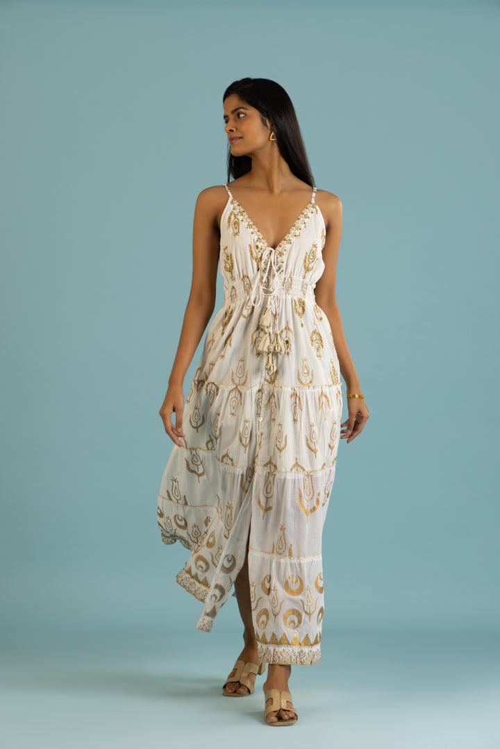 Lysa Boho Holiday Maxi — Off White