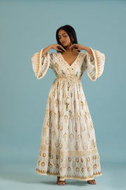 Ellsa Boho Flare-Sleeved Maxi by Label Reyya - view 1