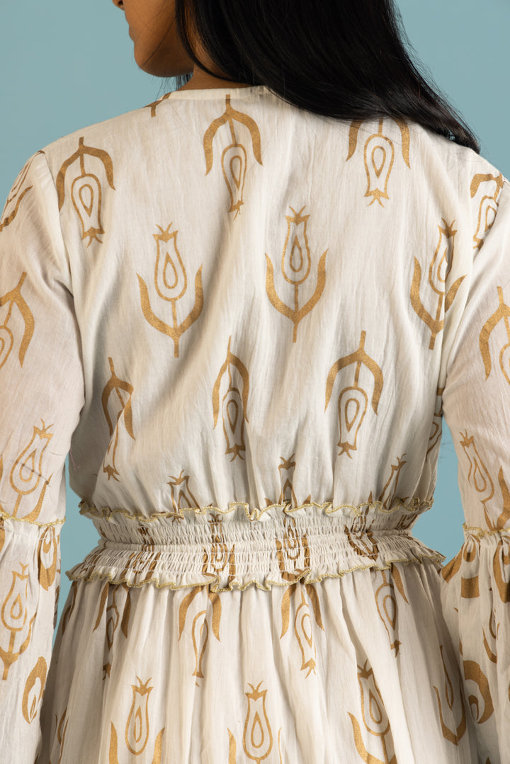 Melisa Boho Flare-Sleeved Summer Dress by Label Reyya - view 5
