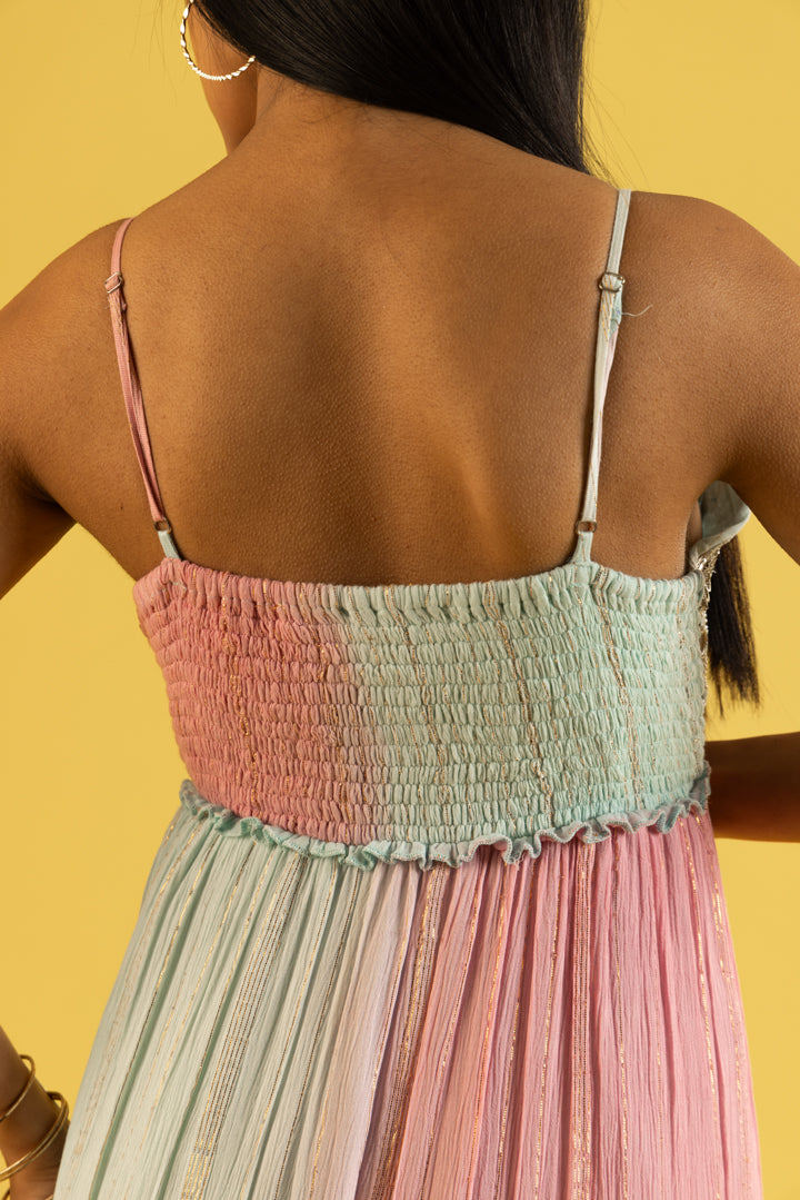 Blue Amara Boho Bling Party Maxi by Label Reyya - view 6
