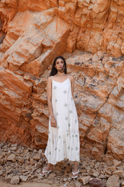 Off white Strappy Maxi by Kapraaha - view 1