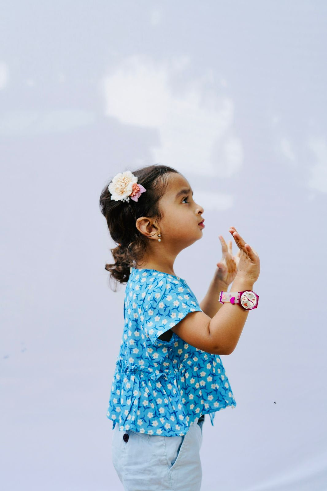 Basic Tribe All of Me Floral Cotton Top for Girls